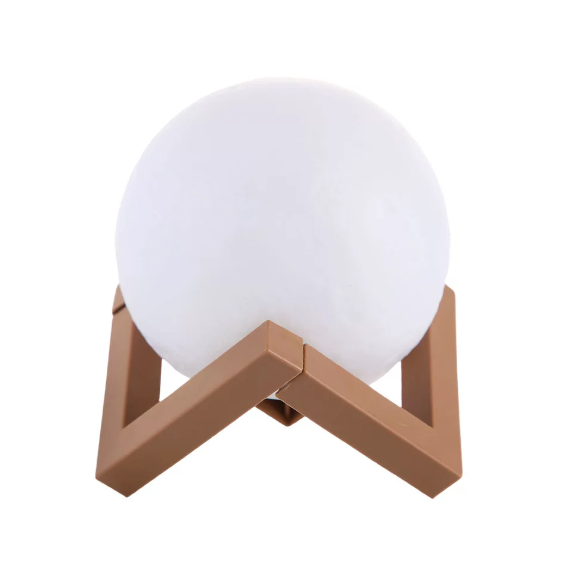 Moon Lamp on wood stand